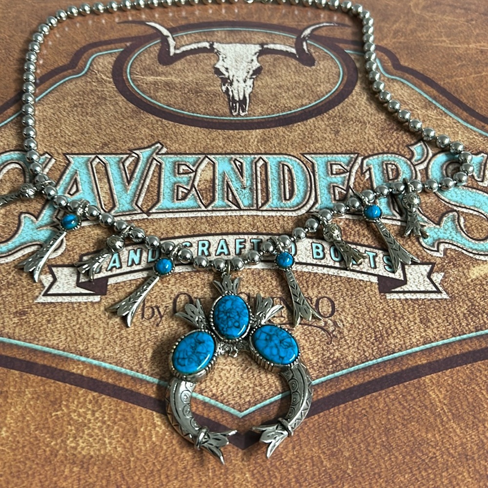 Beautiful squash blossom necklace